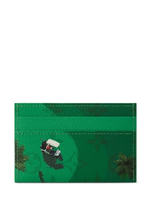 Louis Vuitton Pre-Owned monogram golf-print card case - Green