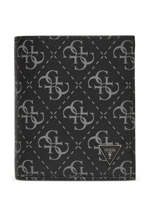 GUESS USA Milano monogram-pattern wallet - Black