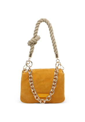 MY BEST BAG suede rope-handle shoulder bag - Yellow