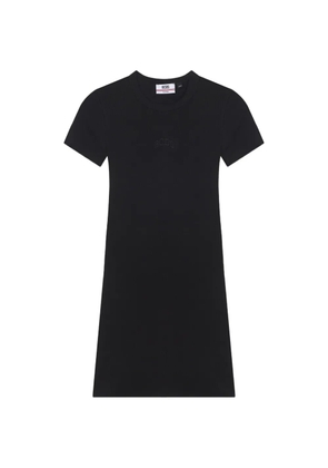 GCDS ribbed A-line dress - Black