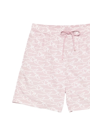 Paul & Shark shark-print swim shorts - Pink