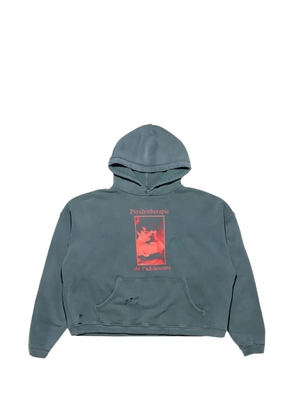 Enfants Riches Déprimés Psychotherapie De L'adolescent distressed hoodie - Green