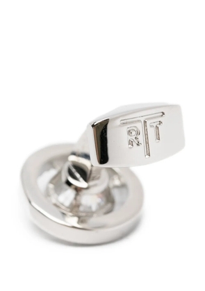 Tateossian Halo quartz cufflinks - Silver