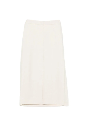 LITKOVSKA button-tab midi skirt - Neutrals