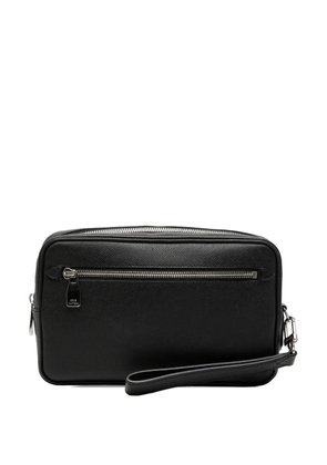 Louis Vuitton Pre-Owned 2017 Taiga Pochette Kasai clutch bag - Black