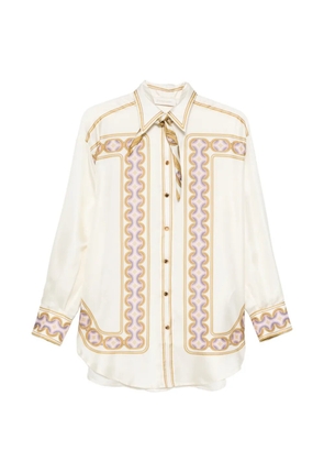ZIMMERMANN Luna Retro shirt - Neutrals
