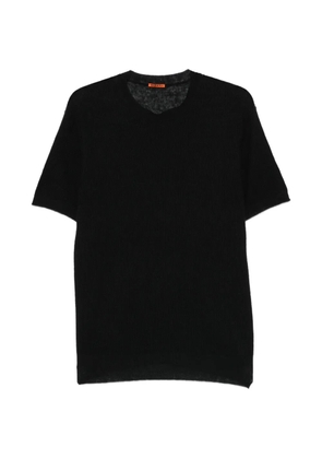 Barena V-neck rib knit T-shirt - Black