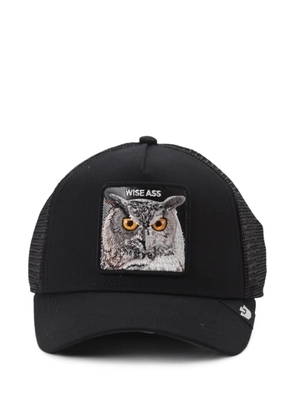 GOORIN BROS owl-patch mesh-panel cap - Black