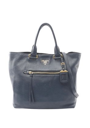 Prada Pre-Owned 2010-2026 Vitello Daino tote bag - Blue