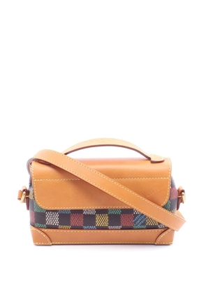 Louis Vuitton Pre-Owned 2010-2026 LV Vers Damier Ebene Steamer East West Wearable Wallet satchel - Multicolour