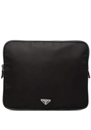 Prada Pre-Owned 2013-2026 Tessuto Laptop Case clutch bag - Black