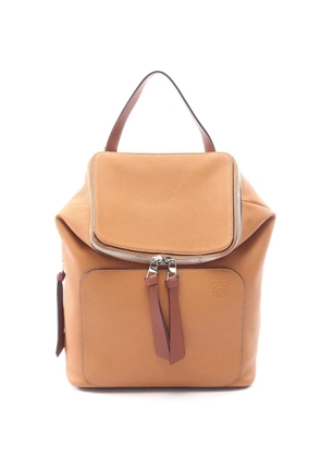 Loewe Pre-Owned 2010-2026 Leather Goya backpack - Brown