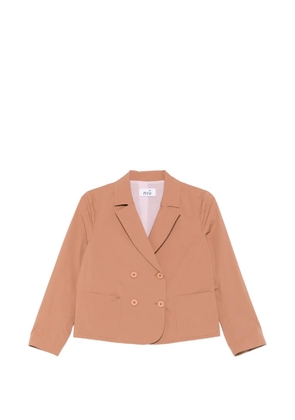 Niu double-breasted jacket - Neutrals