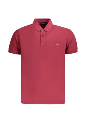 Napapijri short-sleeve cotton polo shirt - Red