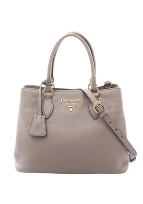 Prada Pre-Owned 2010-2026 Vitello Daino Satchel handbag - Neutrals