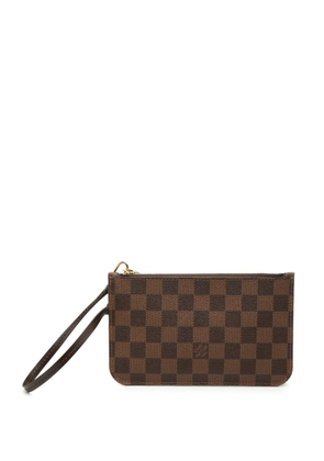 Louis Vuitton Pre-Owned 2017 Damier Ebene Neverfull PM pouch - Brown