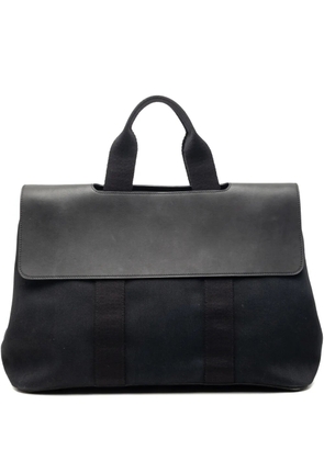 Hermès Pre-Owned 1990-2015 Toile and Swift Valparaiso MM handbag - Black