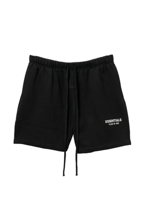 ESSENTIALS x Fear of God logo-print shorts - Black