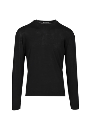 Filippo De Laurentiis fine-knit wool sweater - Black