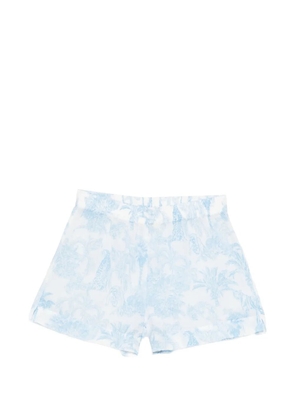 MC2 Saint Barth tropical-print shorts - White