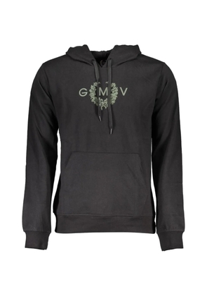 Gian Marco Venturi Vintage graphic-print drawstring hoodie - Black