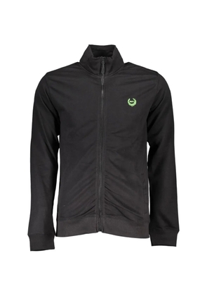 Gian Marco Venturi Vintage logo-patch zip-up sweater - Black