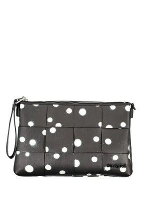 Desigual polka-dot clutch bag - Black