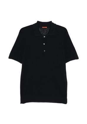 Barena button knitted polo shirt - Black