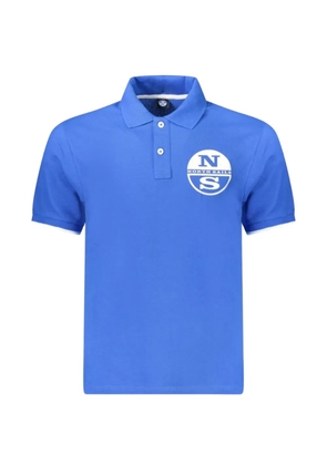 North Sails logo-print polo shirt - Blue