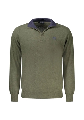 North Sails half-zip embroidered-logo sweater - Green