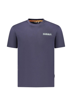 Napapijri logo-print T-shirt - Blue