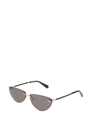 Calvin Klein rimless cat-eye sunglasses - Silver