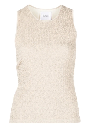 Galvan London Selene sleeveless top - Neutrals