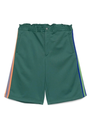 Comme des Garçons Homme Deux striped shorts - Green