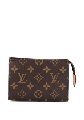 Louis Vuitton Pre-Owned Toiletry Monogram Canvas 15 pouch - Brown