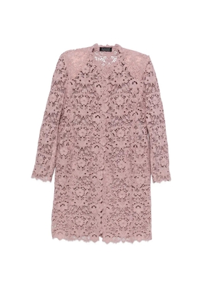 Gianluca Capannolo Charlotte floral-lace coat - Pink