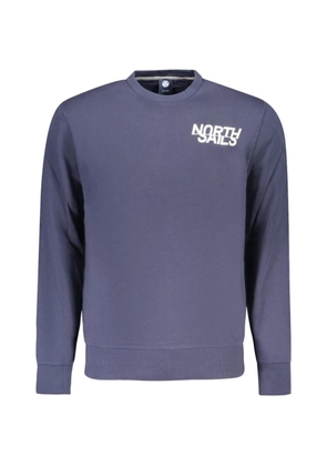 North Sails logo-print crew-neck sweater - Blue
