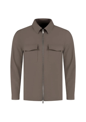 Marco Pescarolo Urus chest-pockets zip-up jacket - Brown