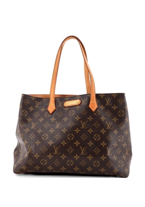Louis Vuitton Pre-Owned Wilshire Handbag Monogram Canvas MM tote bag - Brown