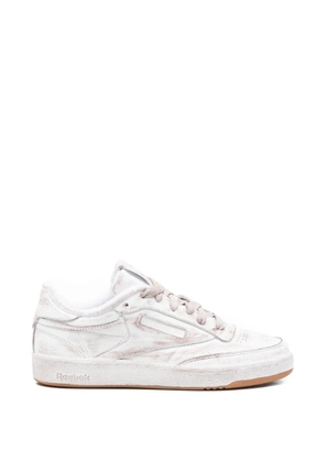 Reebok Club C 85 Vintage distressed-finish sneakers - White