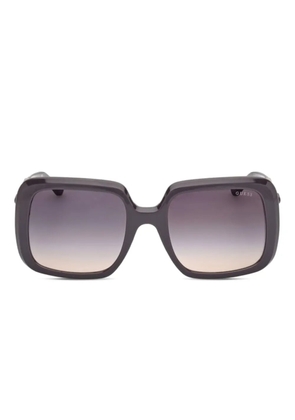 GUESS EYEWEAR chain-embellished square sunglasses - Black