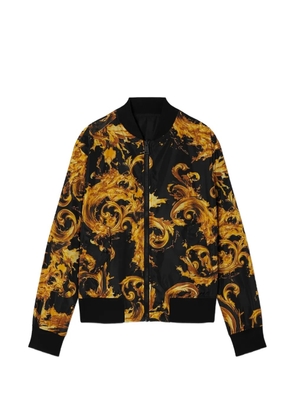 Versace Jeans Couture reversible Baroque-print bomber jacket - Black