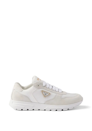Prada Prax 2.0 Re-Nylon and suede sneakers - White