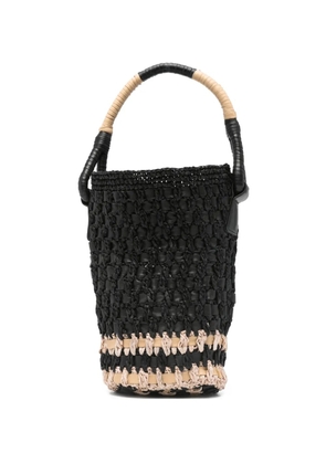 Alysi top-handle bucket bag - Black