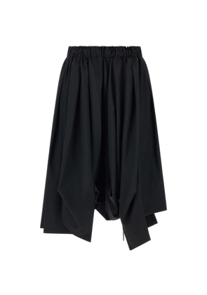 Comme Des Garçons asymmetric panelled shorts - Black