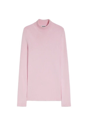 Jil Sander ribbed mock-neck sweater - Pink