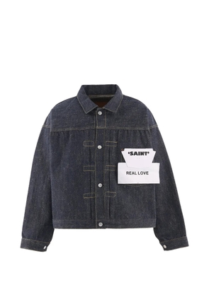 SAINT MXXXXXX x BerBerJin buttoned denim jacket - Blue