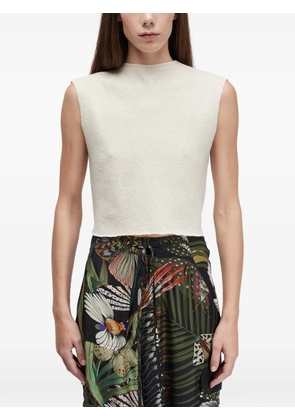 Osklen sleeveless wool top - Neutrals