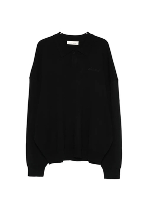 FEAR OF GOD ESSENTIALS Signature 90s logo-embroidered polo shirt - Black