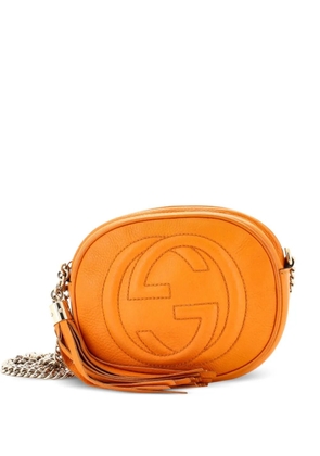 Gucci Pre-Owned Soho Chain Bag Leather Mini crossbody bag - Orange